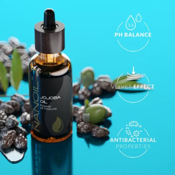 Nanoil Jojoba Oil jojobový olej na tvár, telo a vlasy 50 ml
