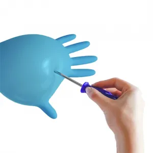 Espeon Nitril Ideal3 Blue nitrilové nepudrované rukavice veľkosť M 100 ks