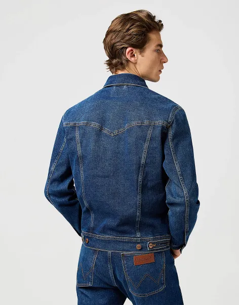 WRANGLER Pánska riflová bunda  CLASSIC JACKET MEADOW HAZE 112362651 Veľkosť: S