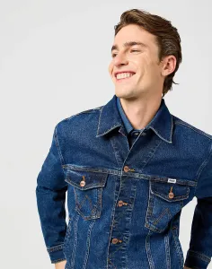 WRANGLER Pánska riflová bunda  CLASSIC JACKET MEADOW HAZE 112362651 Veľkosť: S