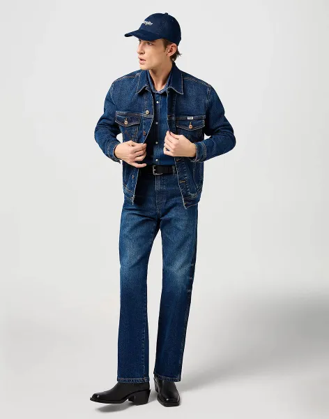 WRANGLER Pánska riflová bunda  CLASSIC JACKET MEADOW HAZE 112362651 Veľkosť: S