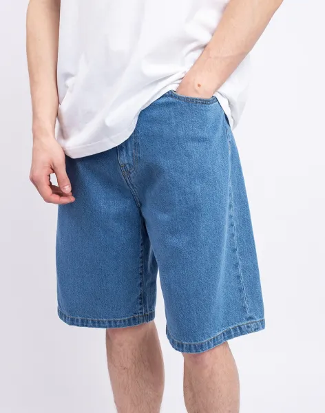 Carhartt WIP Landon Short Blue heavy stone wash 33