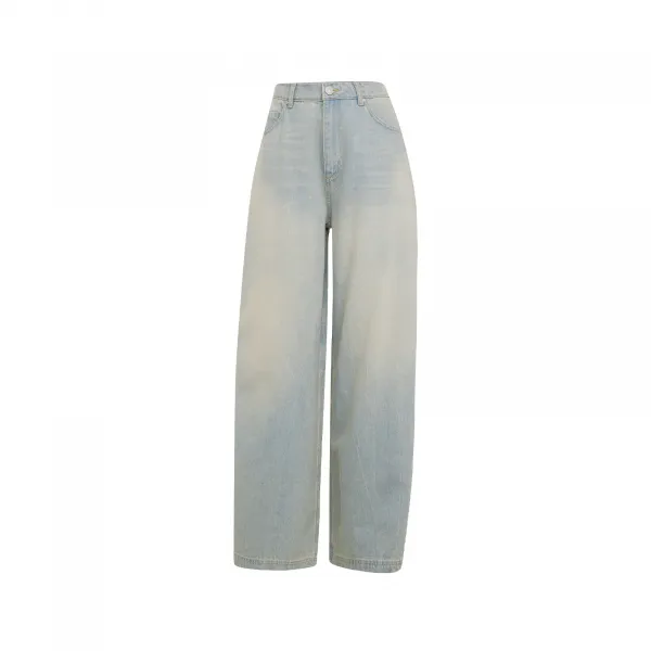 adidas Adilenium Zip Washed Denim Pants W "Light Denim" (JX9210)