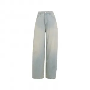 adidas Adilenium Zip Washed Denim Pants W "Light Denim" (JX9210)