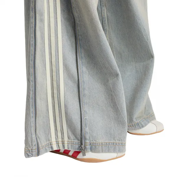adidas Adilenium Zip Washed Denim Pants W "Light Denim" (JX9210)
