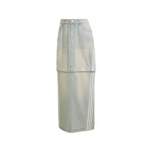 adidas Adilenium Two-In-One Denim Skirt W "Light Denim" (JX9215)