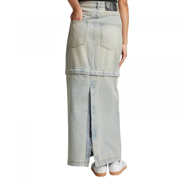 adidas Adilenium Two-In-One Denim Skirt W "Light Denim" (JX9215)