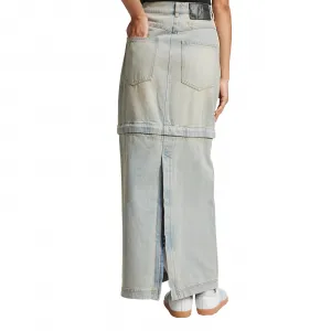 adidas Adilenium Two-In-One Denim Skirt W "Light Denim" (JX9215)