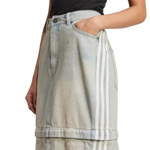 adidas Adilenium Two-In-One Denim Skirt W "Light Denim" (JX9215)