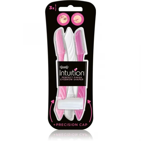 Wilkinson Sword Intuition Eyebrow Shaper britva na obočie 3 ks