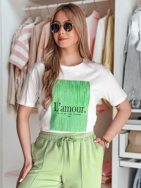 Dámske tričko LAMOUR biele