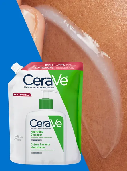 CeraVe Refill Hydrating Cleanser čistiaca emulzia s hydratačným účinkom náhradná náplň 473 ml