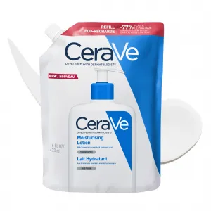 CeraVe Refill Moisturizing Lotion hydratačné mlieko na telo a tvár pre suchú až veľmi suchú pokožku náhradná náplň 473 ml