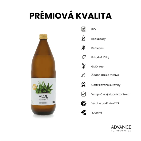 ADVANCE Aloe šťava BIO 1000 ml
