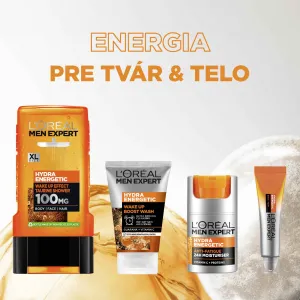L’Oréal Paris Men Expert Hydra Energetic čistiaci gél na tvár pre mužov 100 ml