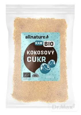 Allnature Kokosový cukor RAW 250 g