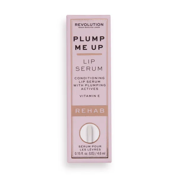 Makeup Revolution Rehab obnovujúce sérum pre objem pier odtieň Pink Glaze 4,6 ml