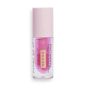 Makeup Revolution Rehab obnovujúce sérum pre objem pier odtieň Pink Glaze 4,6 ml