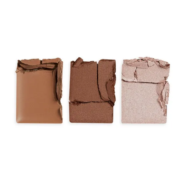 Makeup Revolution Brow Sculpt Kit sada pre dokonalé obočie odtieň Brown 2.2 g