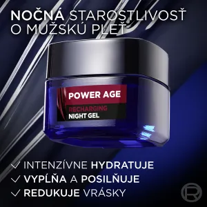 L’Oréal Paris Men Expert Power Age hydratačný nočný krém vyplňujúca vrásky 50 ml