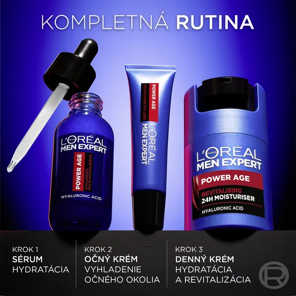L’Oréal Paris Men Expert Power Age hydratačný nočný krém vyplňujúca vrásky 50 ml