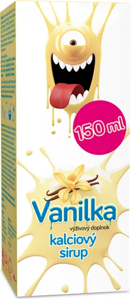VULM Kalciovy sirup vanilka 150 ml