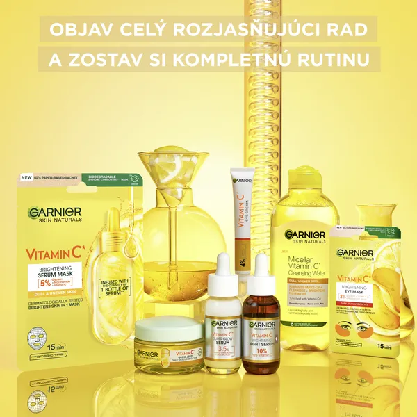 Garnier Skin Naturals Vitamin C hydratačná a rozjasňujúca maska na očné okolie s vitamínom C 5 g