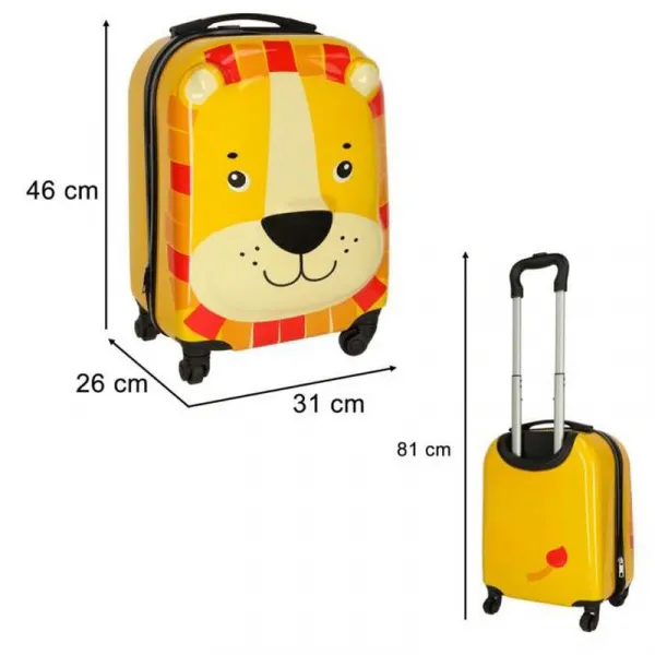 MG Children Travel detský kufor 46 x 31cm, lion