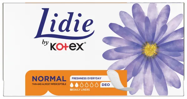 LIDIE Slipové vložky Normal Deo 50 kusov