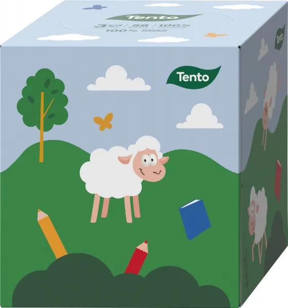 Tento Kozmetické utierky 3 vrstvové 58 ks