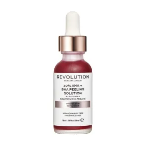 Revolution Skincare AHA + BHA 30% Peeling Solution intenzívny chemický peeling pre rozjasnenie pleti 30 ml