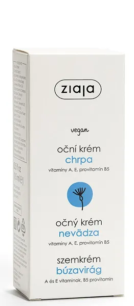 Ziaja nevädza rozjasňujúci krém pod oči a očné viečka