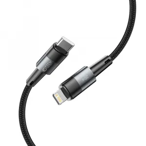 Tech-Protect UltraBoost USB-C - Lightning kábel, PD20W / 3A, 2 m, sivý