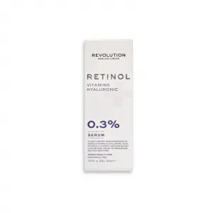 Revolution Skincare Retinol 0.3% protivráskové retinolové sérum s kyselinou hyalurónovou 30 ml