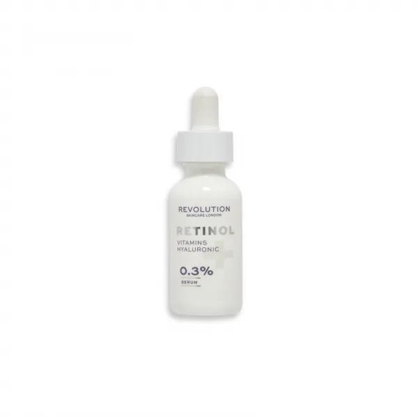 Revolution Skincare Retinol 0.3% protivráskové retinolové sérum s kyselinou hyalurónovou 30 ml