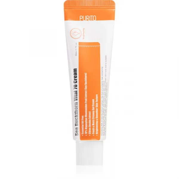 Purito Sea Buckthorn Vital 70 hydratačný a zjemňujúci krém s rakytníkom 50 ml