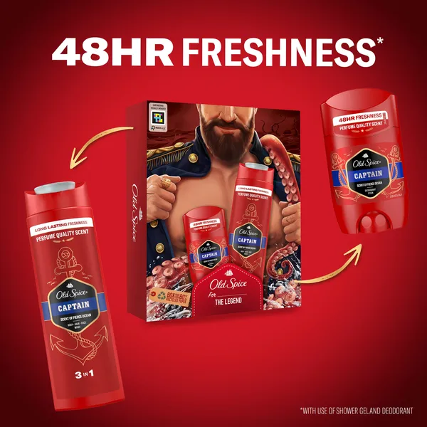 Old Spice Captain Dark Captain darčeková sada pre mužov
