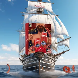 Old Spice Captain Dark Captain darčeková sada pre mužov