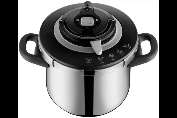 Tlakový hrniec Tefal Clipso+ CHEF 8 l P4551431 Nerezový/Čierny