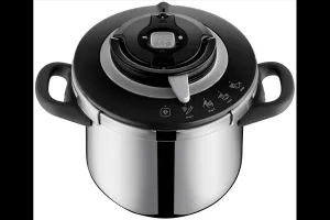 Tlakový hrniec Tefal Clipso+ CHEF 8 l P4551431 Nerezový/Čierny