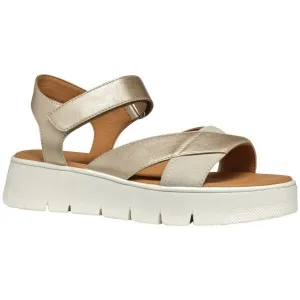 Gold women's sandals Geox Dandra 40 - Women's