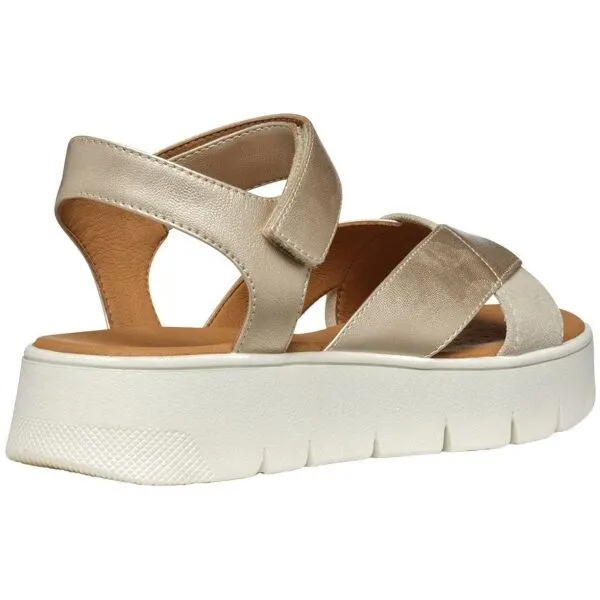 Gold women's sandals Geox Dandra 40 - Women's