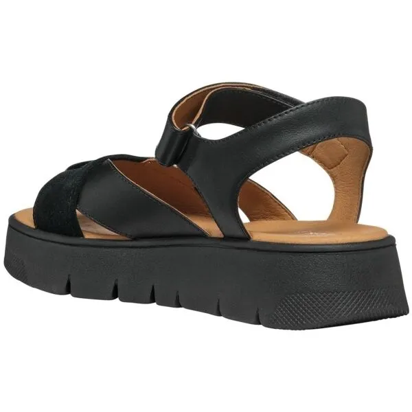 Black women's sandals Geox Dandra 40 - Women's
