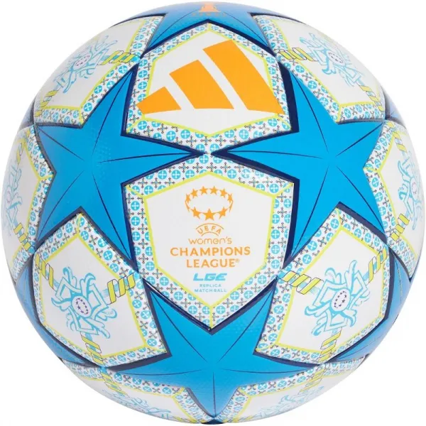 Futbalová lopta ADIDAS UWCL LGE WHITE ORANGE NGTSKY