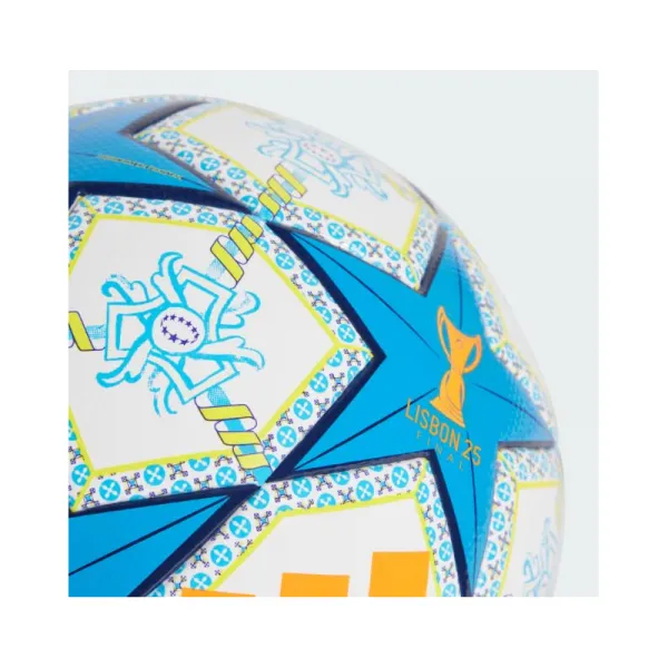 Futbalová lopta ADIDAS UWCL LGE WHITE ORANGE NGTSKY