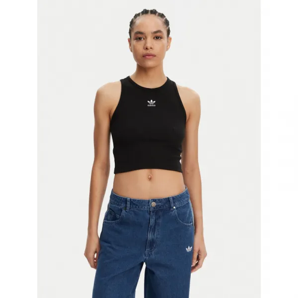 Dámske tielko ADIDAS ORIGINALS ESS RIB TANK-BLACK