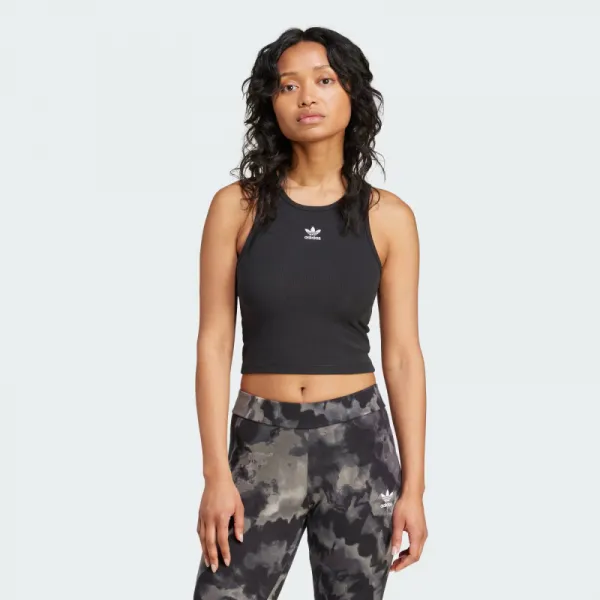 Dámske tielko ADIDAS ORIGINALS ESS RIB TANK-BLACK