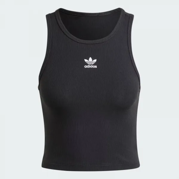 Dámske tielko ADIDAS ORIGINALS ESS RIB TANK-BLACK