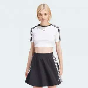 Dámske tričko s krátkym rukávom ADIDAS ORIGINALS 3 S BABY TEE-WHITE