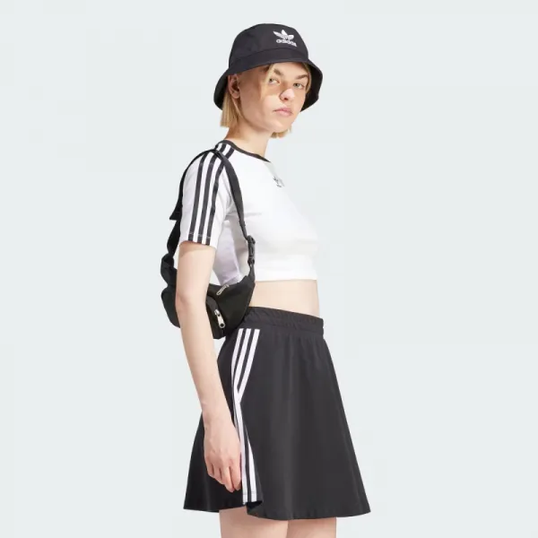 Dámske tričko s krátkym rukávom ADIDAS ORIGINALS 3 S BABY TEE-WHITE
